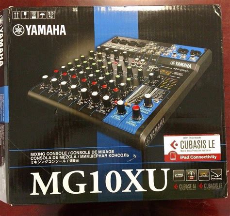 Yamaha Mg10xu 10 Input Mixer With Built In Fx And 2 In 2 Out Usb