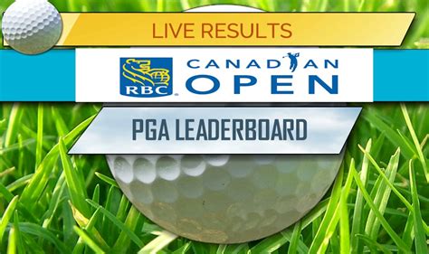 Rbc Canadian Open Leaderboard 2019 Pga Leaderboard Results