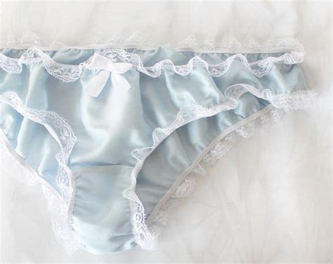 Ruffle Knickers Bridal Panties Cotton Panties Frilly Lacy Undies Low Rise Bikini Sexy Underwear