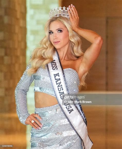 Miss Kansas Usa 2021 Gracie Hunt Poses Prior To The 69th Miss News