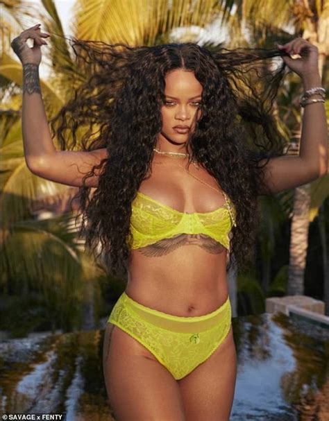 rihanna oozes sex appeal as she flaunts her enviable curves in sexy lingerie photos lucipost