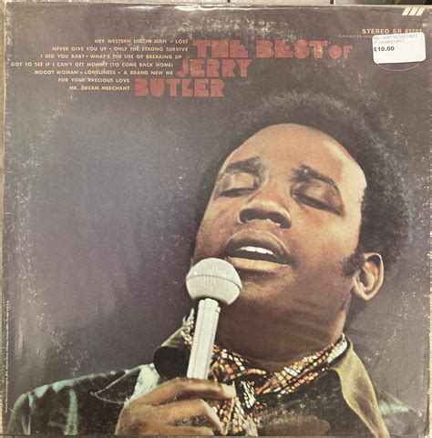 Jerry Butler The Best Of Jerry Butler Lp Vinyl Music Mercury