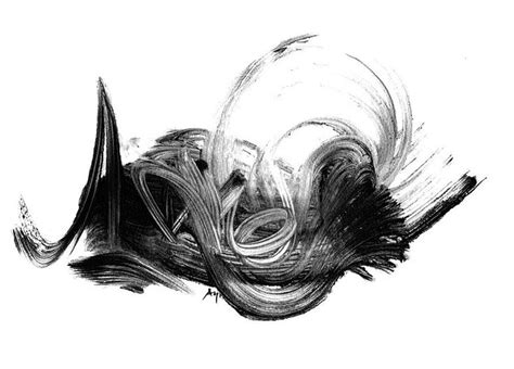 Black And White Abstract Art Print In 2020 Black White