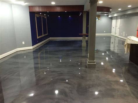 How long do epoxy floors last? Epoxy Basement Floor Cost | Metallic epoxy floor, Epoxy floor basement