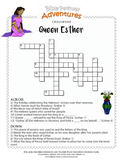 The templates are available from micros. Bible Crossword Puzzle: Queen Esther | Free Download