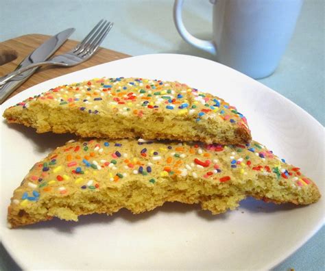 Giant Single Serving Rainbow Sprinkle Sugar Cookie For One The
