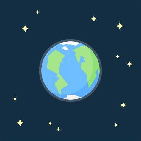 Planet Earth View From Space 1219845 Vector Art At Vecteezy