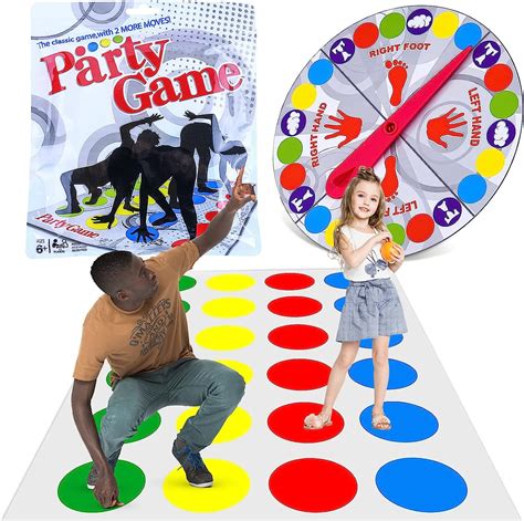 Ztanrwq Twister Jeu Jeu Twister Enfant Twister Jeux Pour Enfants