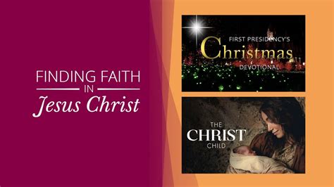 Finding Faith In Jesus Christ Broadcast