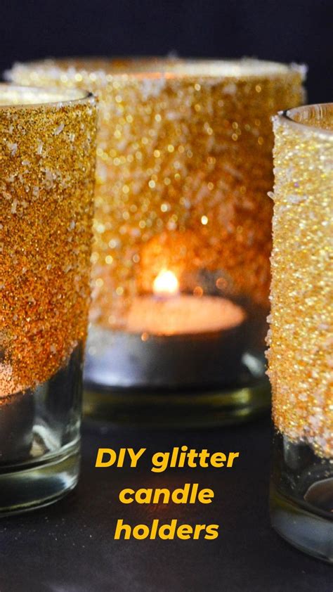 Diy Glitter Candle Holders An Immersive Guide By Bazzle