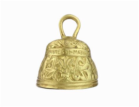 Antique Brass Bell Large Brass Bell Brass Temple Bell Large Etsy