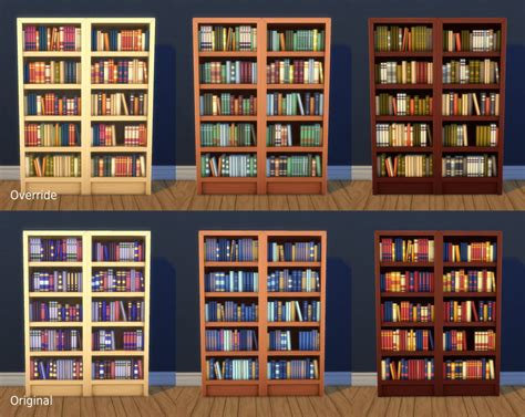 Mod The Sims Towering Intellect Bookshelf Edits