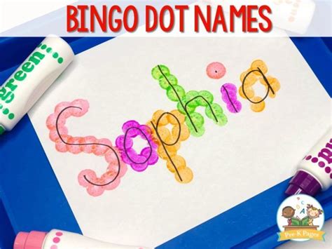Dot To Dot Name Generator Free Name Activities For Preschool