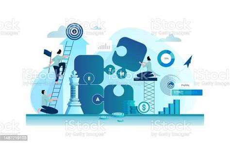 People Searching For Creative Solutions Stock Illustration Download Image Now Futuristic