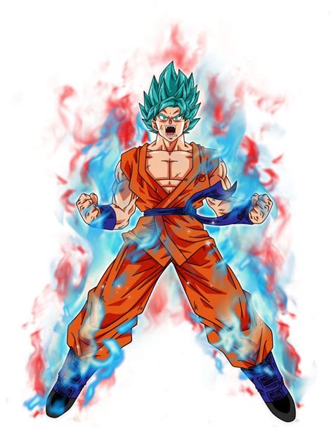100% potential system eza agl kaioken blue goku showcase! Goku super saiyan Blue kaioken by BardockSonic | Goku ...