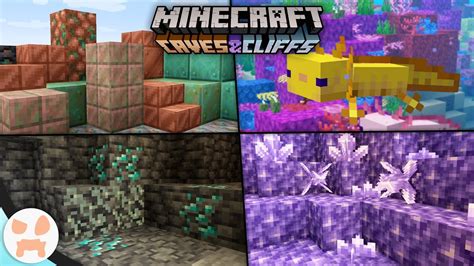 Everything In The Minecraft 117 Caves And Cliffs Update Game Videos
