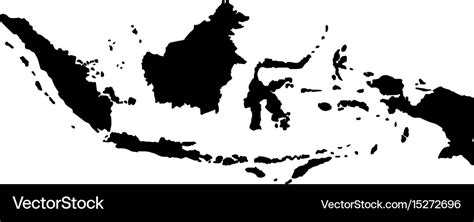 Map Indonesia Royalty Free Vector Image Vectorstock