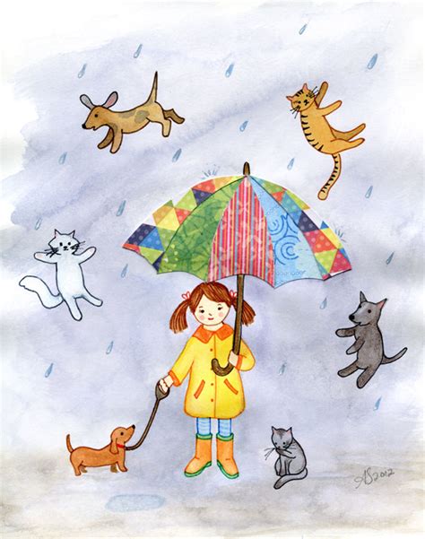 Its Raining Cats And Dogs — Angies Art Studio