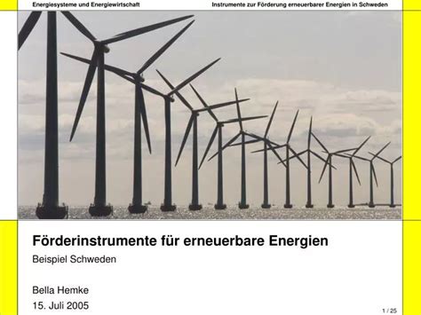 Ppt Förderinstrumente Für Erneuerbare Energien Beispiel Schweden