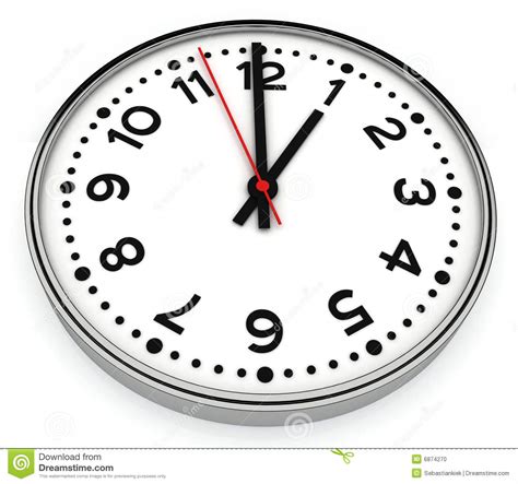 World time and date for cities in all time zones. Clock With Sweep Second Hand Stock Illustration ...