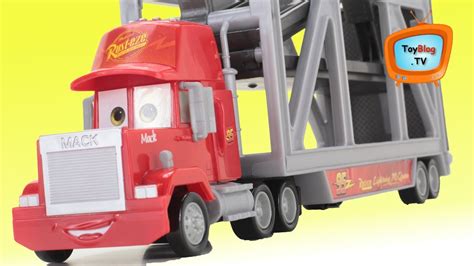 Cars Mack Truck Toy Hauler Disney Cars Lift Launch Mack Transporter Playset Disney Toys