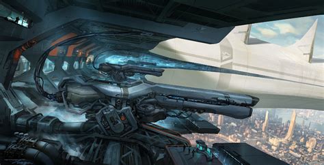 Artstation Sci Ficannon Won Jun Tae Space Ship Concept Art