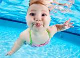 Babies Learn To Swim Images