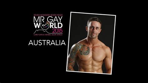 Mr Gay World Australia 2015 Scott Fletcher YouTube