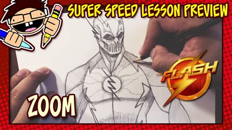 Lesson Preview How To Draw Zoom The Flash Tv Series Youtube