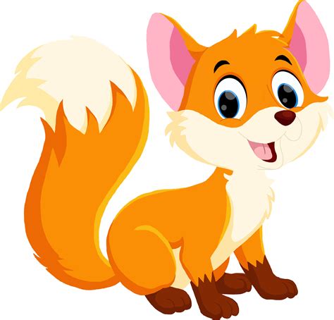 Download Baby Babyfox Fox Cartoon Clipart Cute Cute Baby Fox