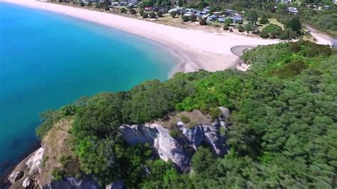 Cooks Beach Coromandel Peninsula New Zealand Phantom 3 Youtube