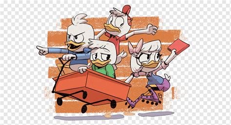 휴이 듀이 및 루이 Webby Vanderquack Daisy Duck 팬 아트 휴이 듀이 및 루이 만화 가상의 인물