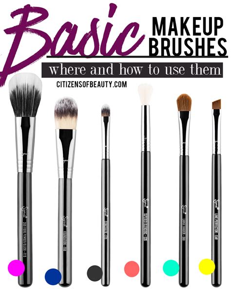Lose their bristles in less than a month or don't keep their shape after being. Everyday Makeup Brushes + Where to Use!