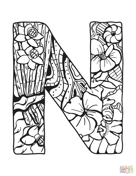 Download 329 Letter N Coloring Pages Png Pdf File