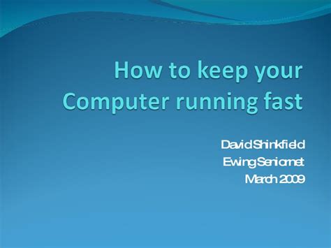 You can adjust your windows for best performance to make your computer startup faster. How To Keep Your Computer Running Fast