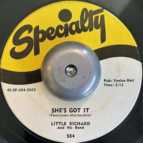 Little Richard And His Band Shes Got It／heeby Jeebies 7inch 584