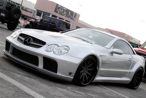 Aero Function Company Features Wide Body Mercedes Benz Sl500 At Sema 2012