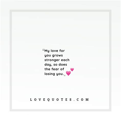 My Love For You Grows Love Quotes