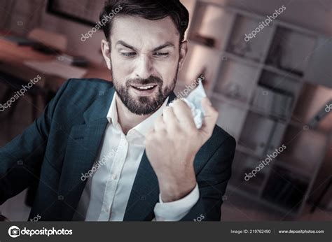 Angry Man Clenching His Fist Stock Photo By ©yacobchuk1 219762490