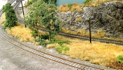 Realistic Scenery Model Railroad