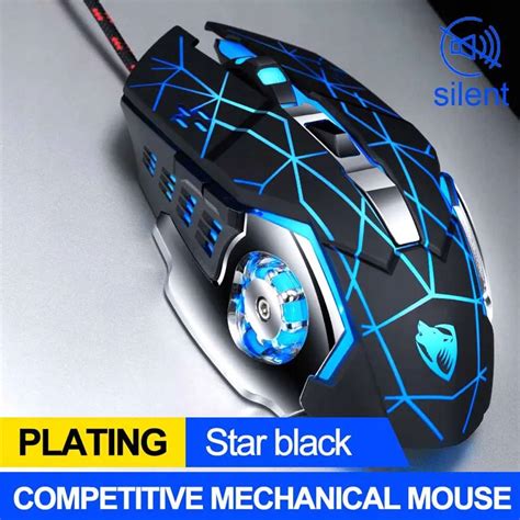 Pro Gamer Gaming Mouse 8d 3200dpi Adjustable Wired Optical Led Computer