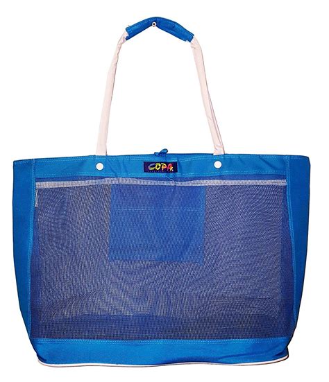 X Large Oversized Mesh Beach Bag Tote With Zipper Closure You Can