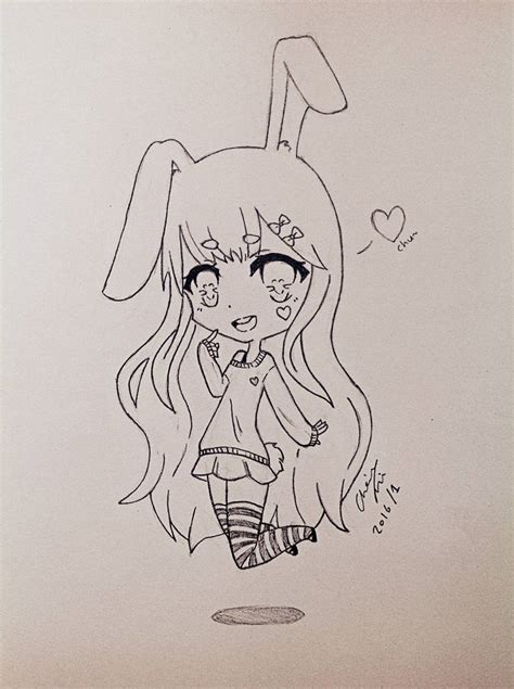 Usagi Girl Chibi Sketch Uoxou By Cheesenketchup On Deviantart