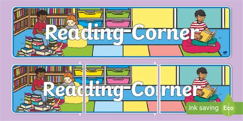 👉 Reading Corner Banner Display Banner