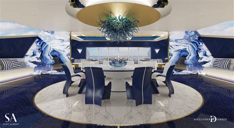Opulent Interior Design For Striking 87m Mega Yacht Iwana By Alex