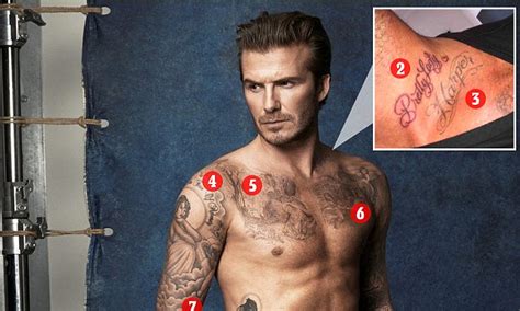 The meaning behind david beckham's tattoos. David Beckham's 40 tattoos and the special meaning behind ...