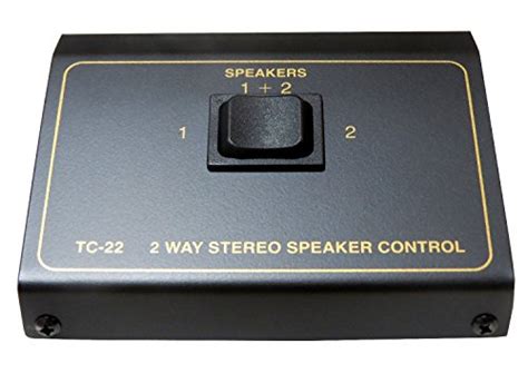 Buy 2 Pair Speaker Selector Switch Box Switcher Shielded Metal