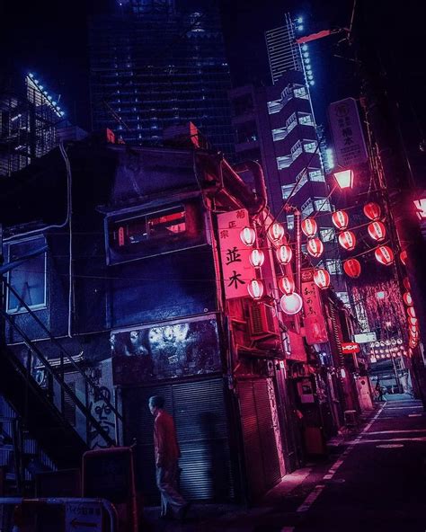 Neon Tokyo Night Anime Hd Phone Wallpaper Peakpx