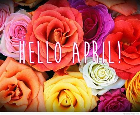 75 Hello April Quotes And Sayings Hello April April Images April Flowers