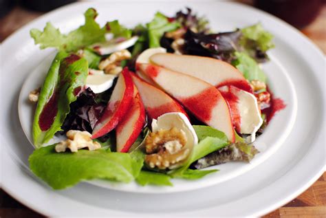 Simply Scratch Pear And Brie Salad With Blackberry Vinaigrette Simply